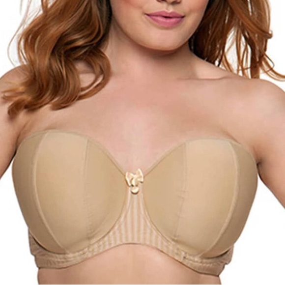 Curvy Kate Luxe Strapless Bra, Biscotti Beige, unworn, UK 30J - Picture 1 of 7